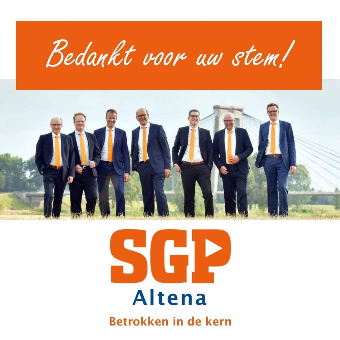 SGP-stemmers: dank voor uw stem!